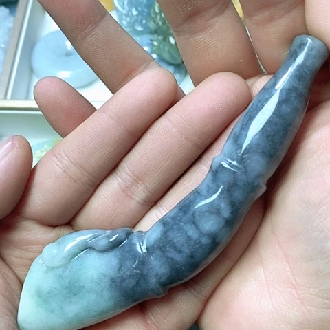 翡翠颈饰未镶嵌天然缅甸翡翠a货