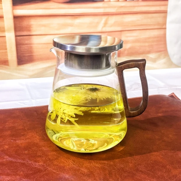便捷式耐高温玻璃泡茶壶高硼硅功夫茶具家用烧水壶花茶泡茶器茶杯