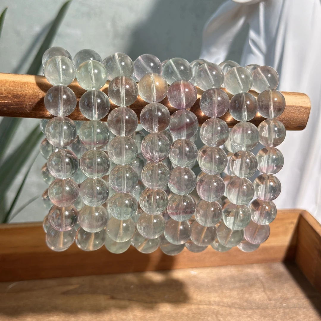 Y193 天然萤石手串 多样发其一