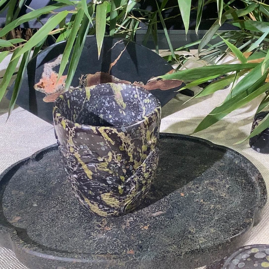 随***风奢上奢梅花玉茶壶茶杯
