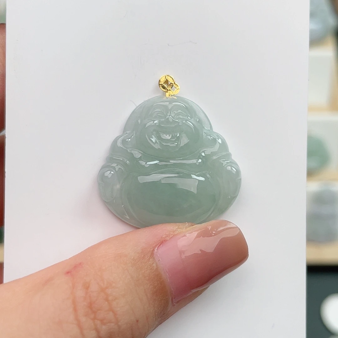颈饰未镶嵌翡翠佛公