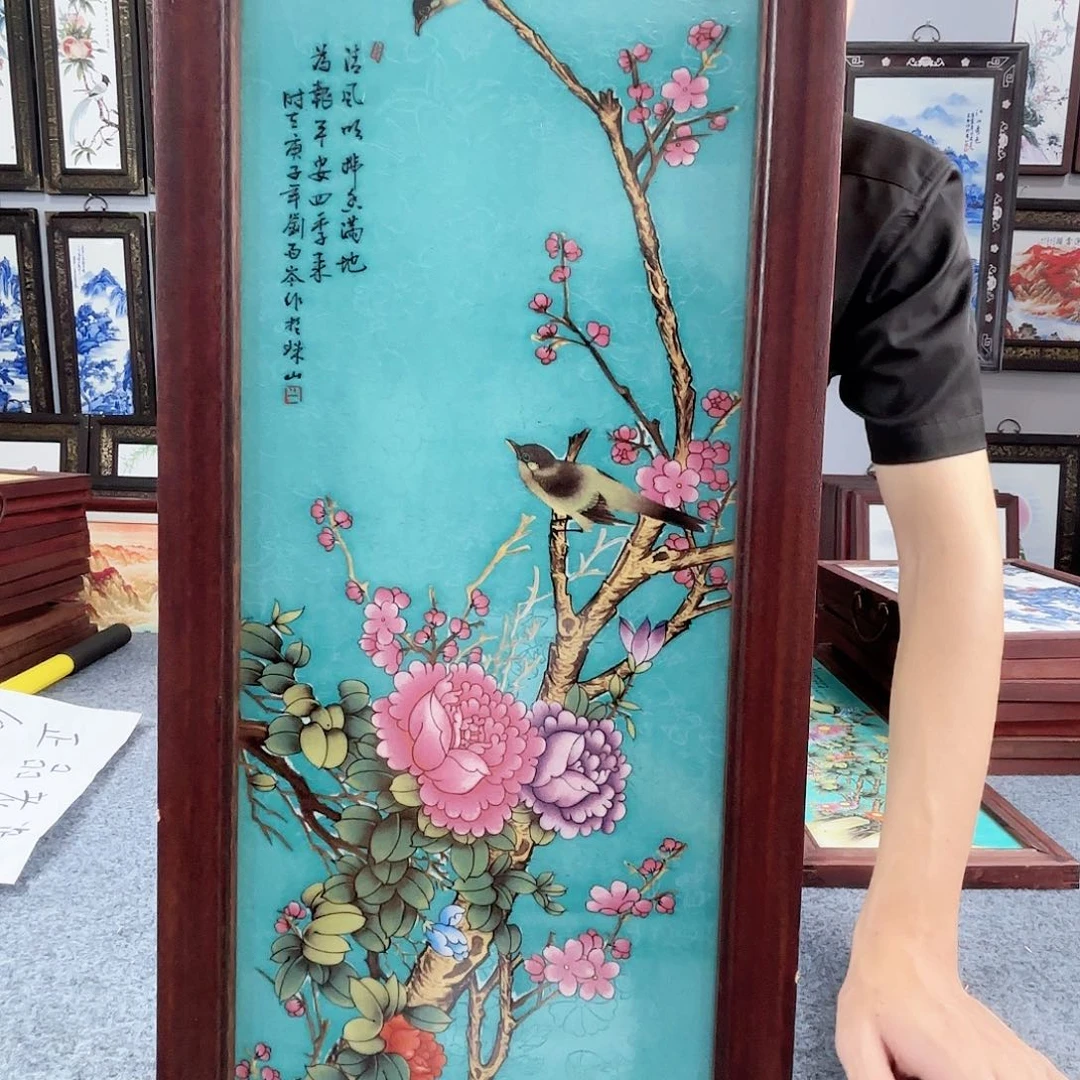 摆件景德镇陶瓷瓷板画