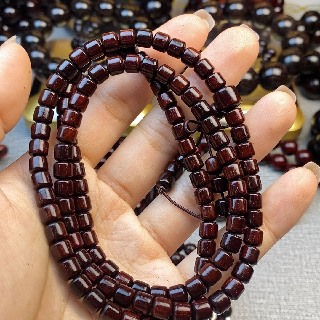 檀香紫檀（小叶紫檀）5*6 108桶珠