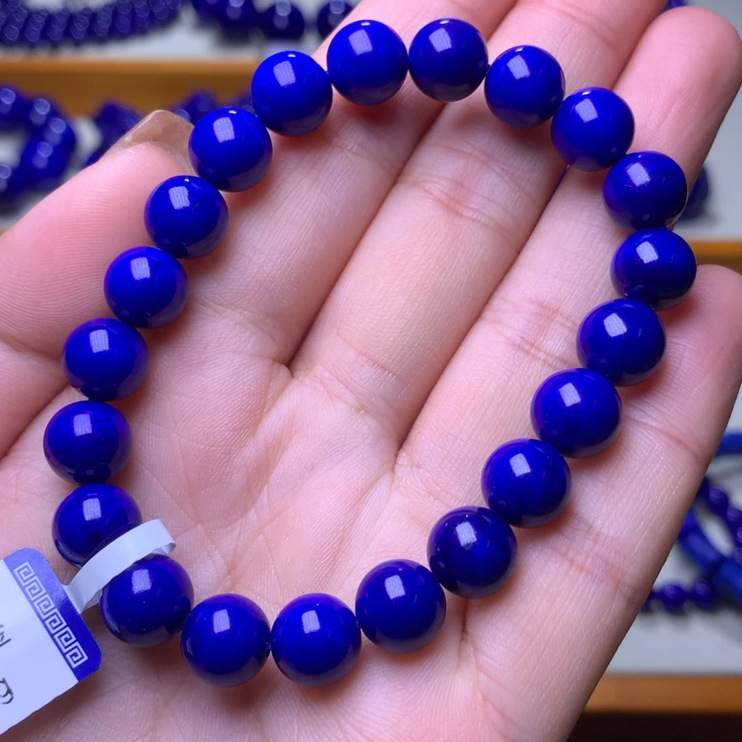 青金石手链未镶嵌Z*n9mm2303