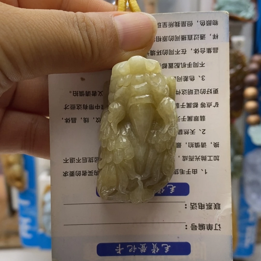 翡翠未镶嵌颈饰好