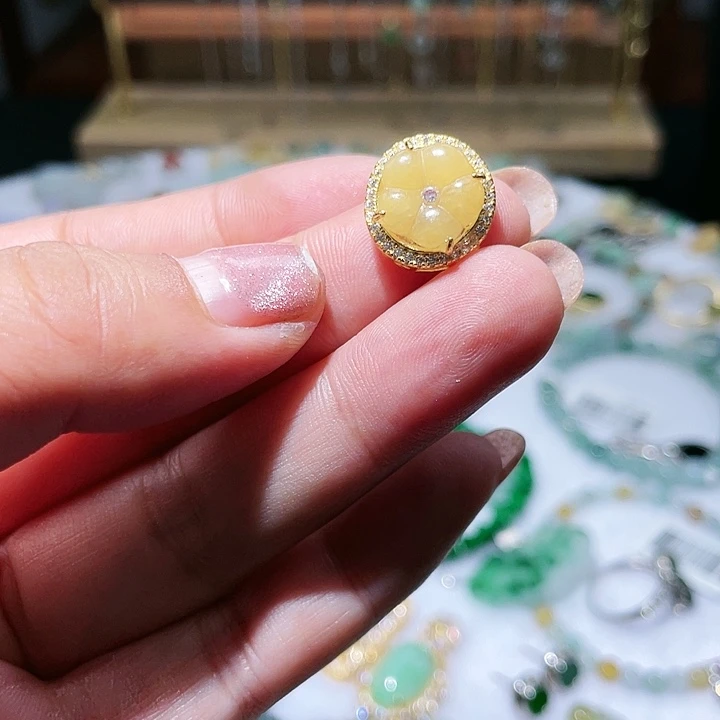 翡翠银S925镶嵌颈饰