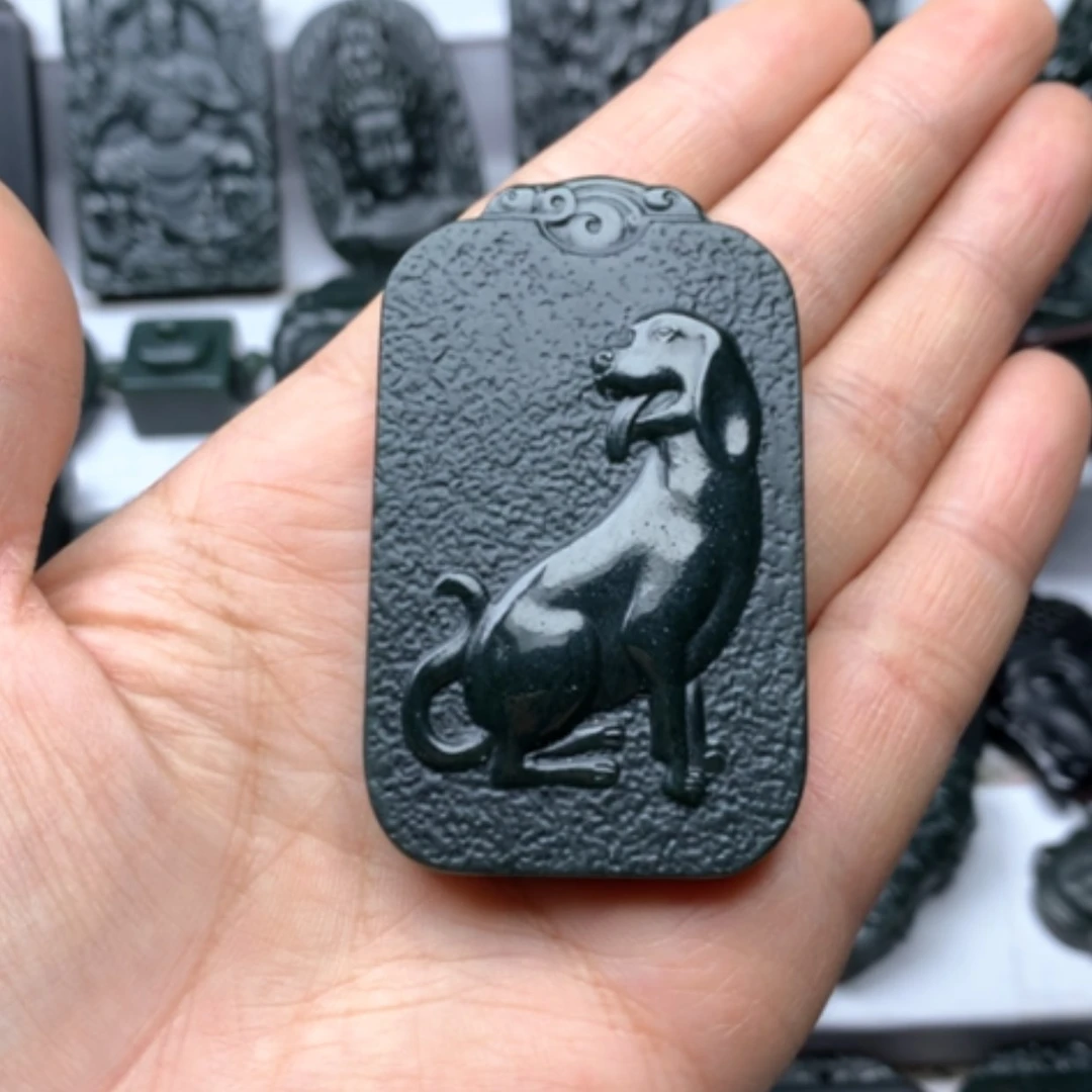 【闪购商品】和田玉颈饰未镶嵌双面雕刻