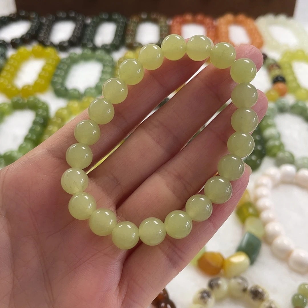 蛇纹石玉未镶嵌手串