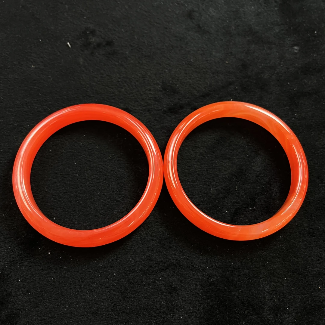 【菲菲】冰红色玛瑙手镯多样性发其一@k