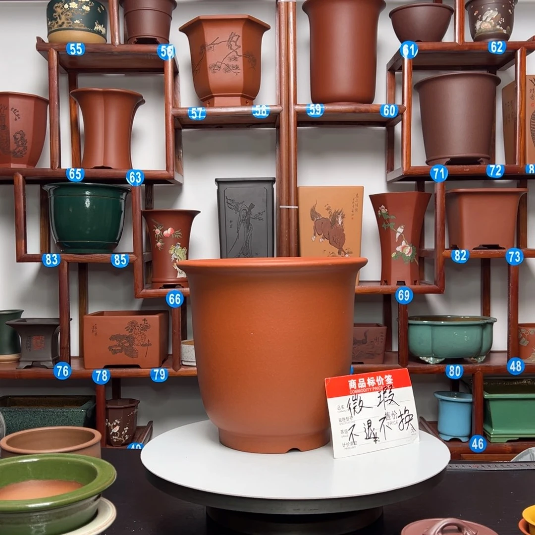 紫砂花盆涛****7金钟花盆