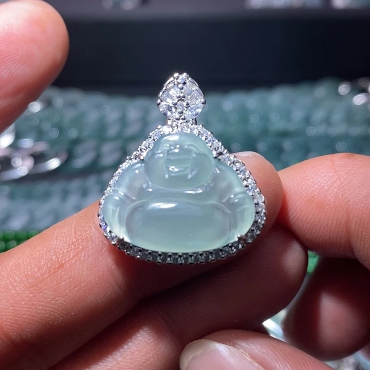 翡翠未镶嵌颈饰天然翡翠