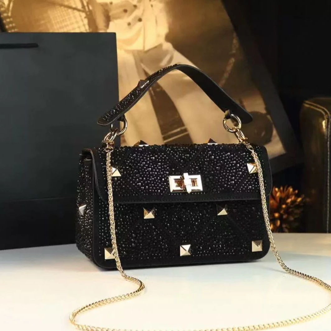 大麦定制单肩包（FM053黑色）