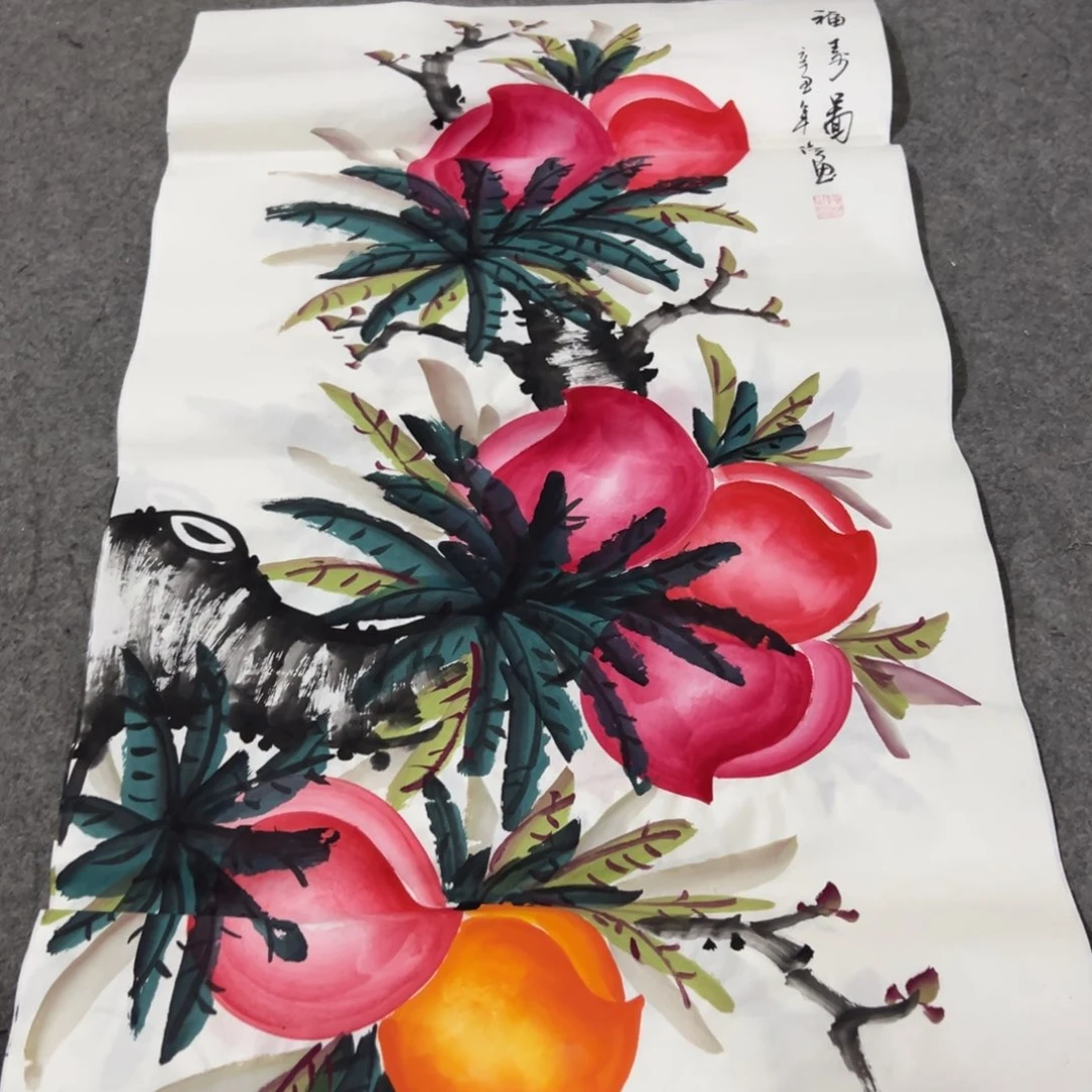 国画国画作品画心一张