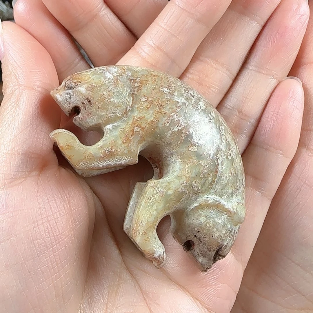 和田玉（糖玉）挂件未镶嵌