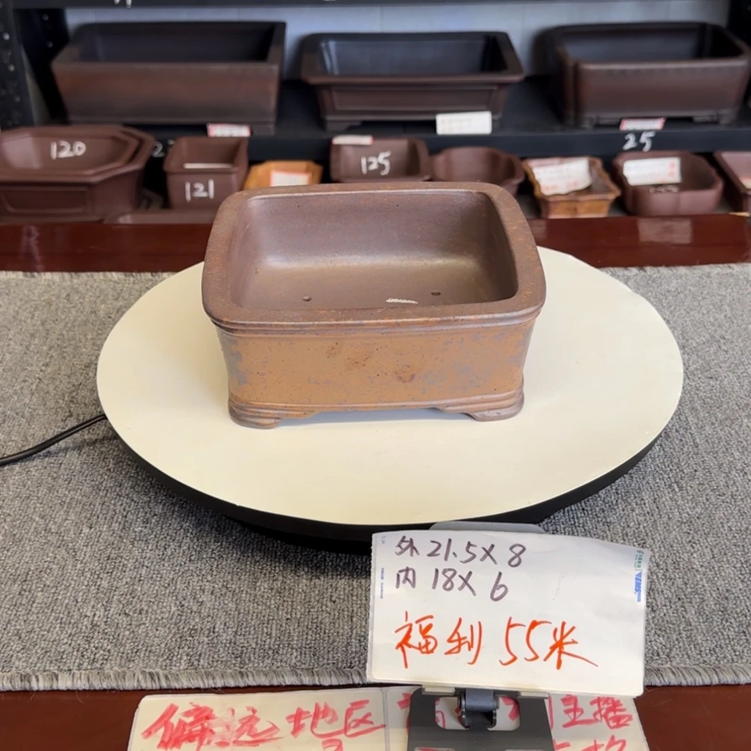 盆友居紫砂花盆直播间