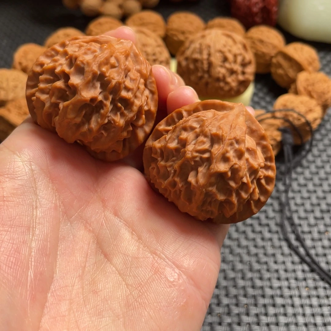 吊坠文玩核桃龙鳞纹43微修