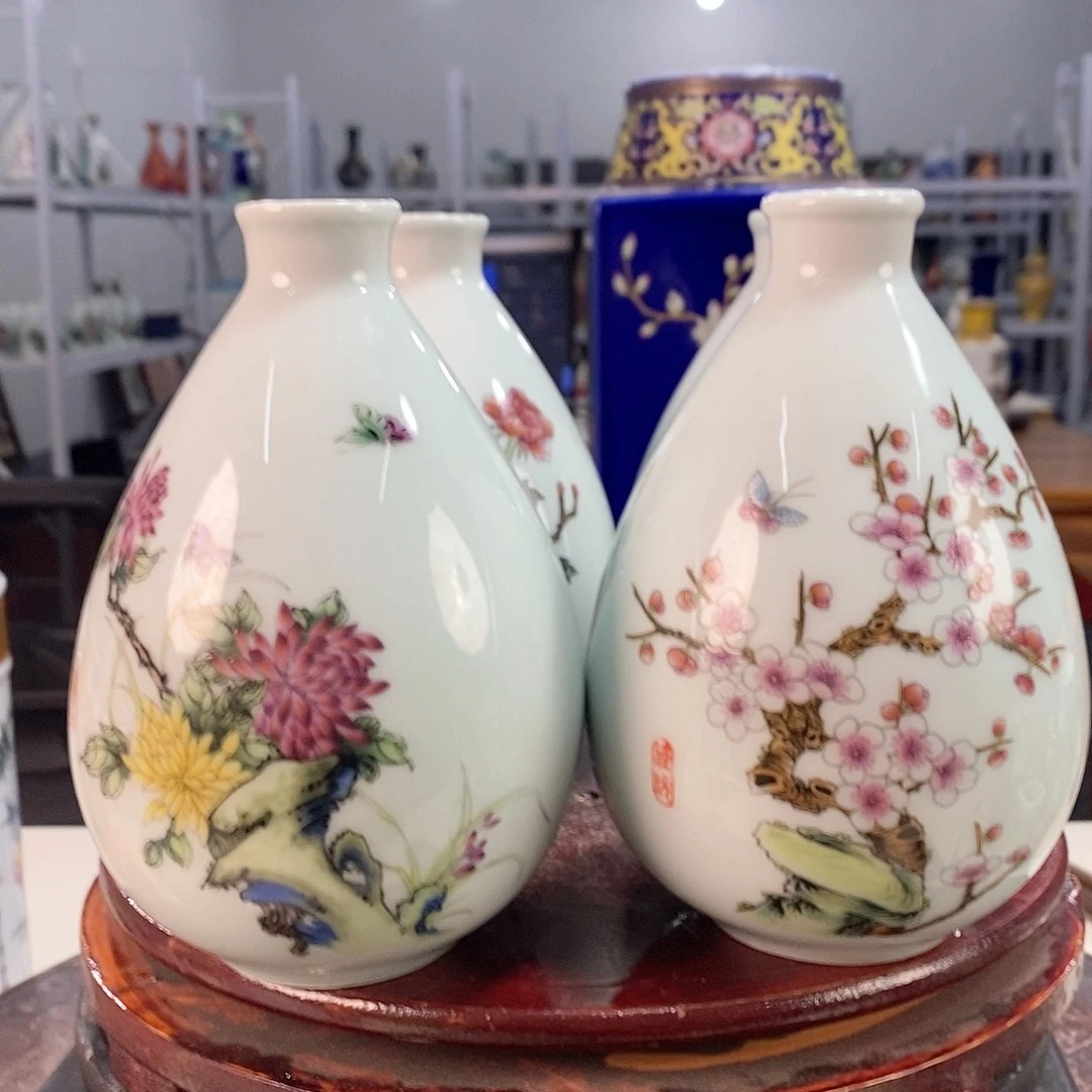 摆件景德镇陶瓷花瓶摆件