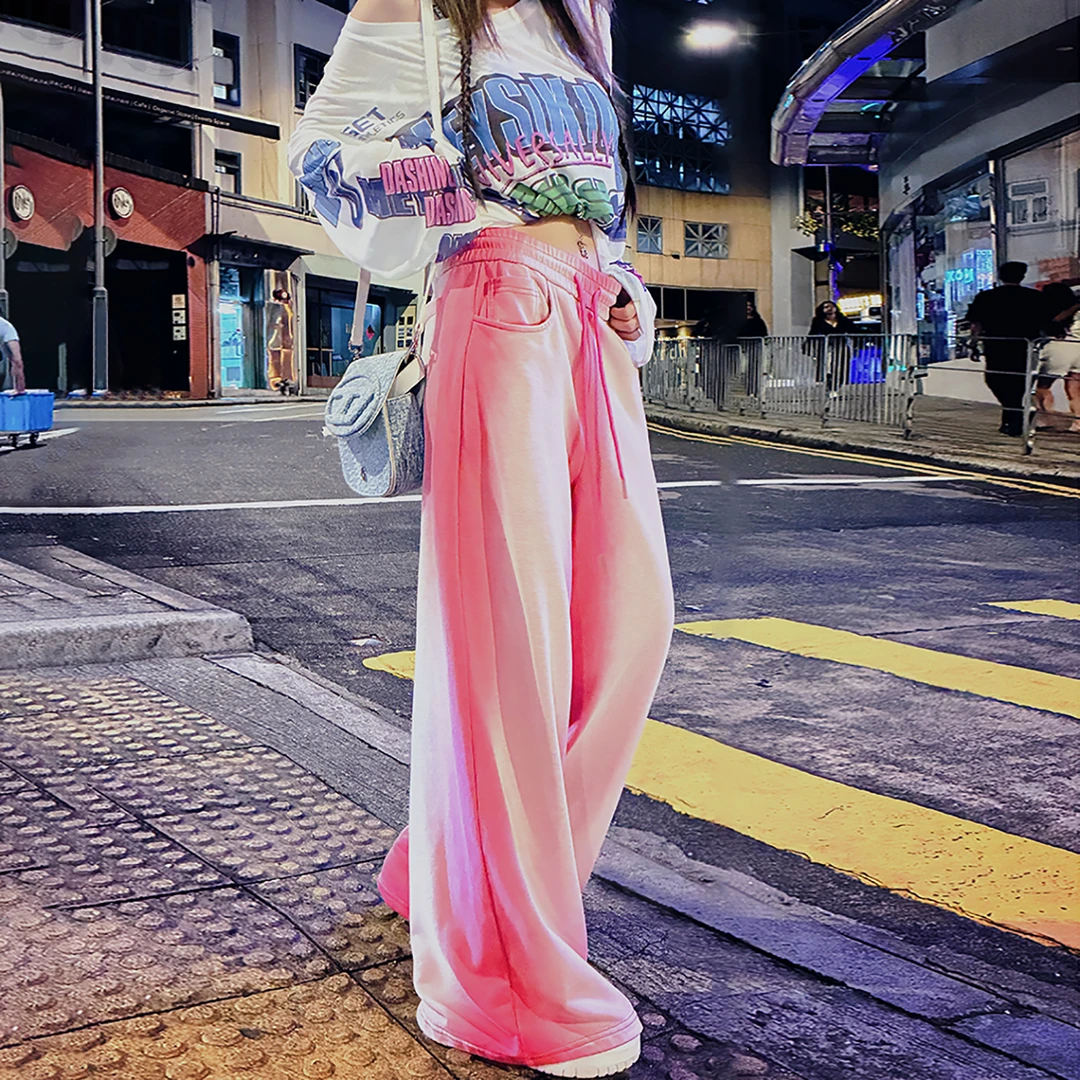 初代美希MEYSIKIM裤子2025新款流行爆款休闲长裤阔腿裤女夏ME0186