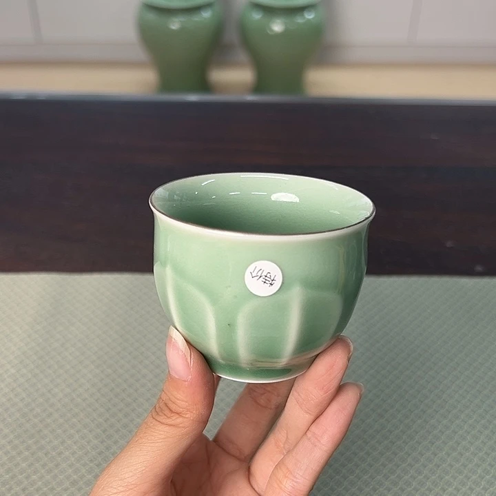 龙泉云间青瓷小米茶器