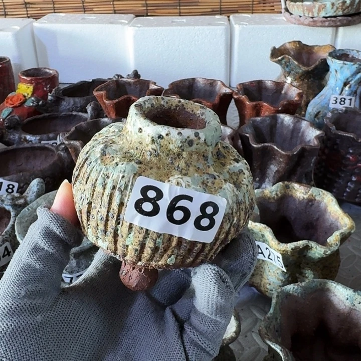 S***r内口3高7粗陶手工