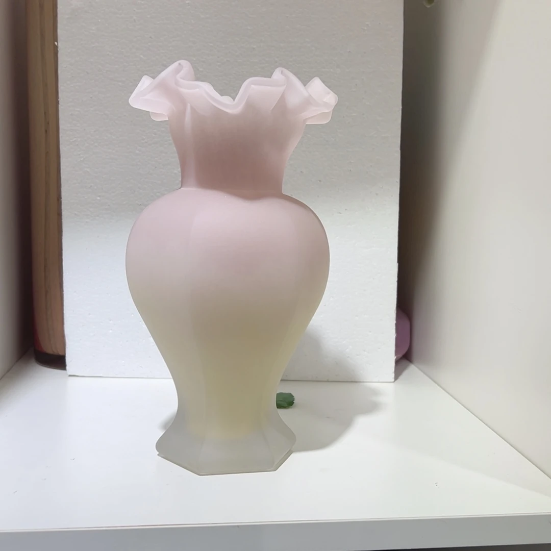 琉璃纯手工制作工艺品高25，内口径4