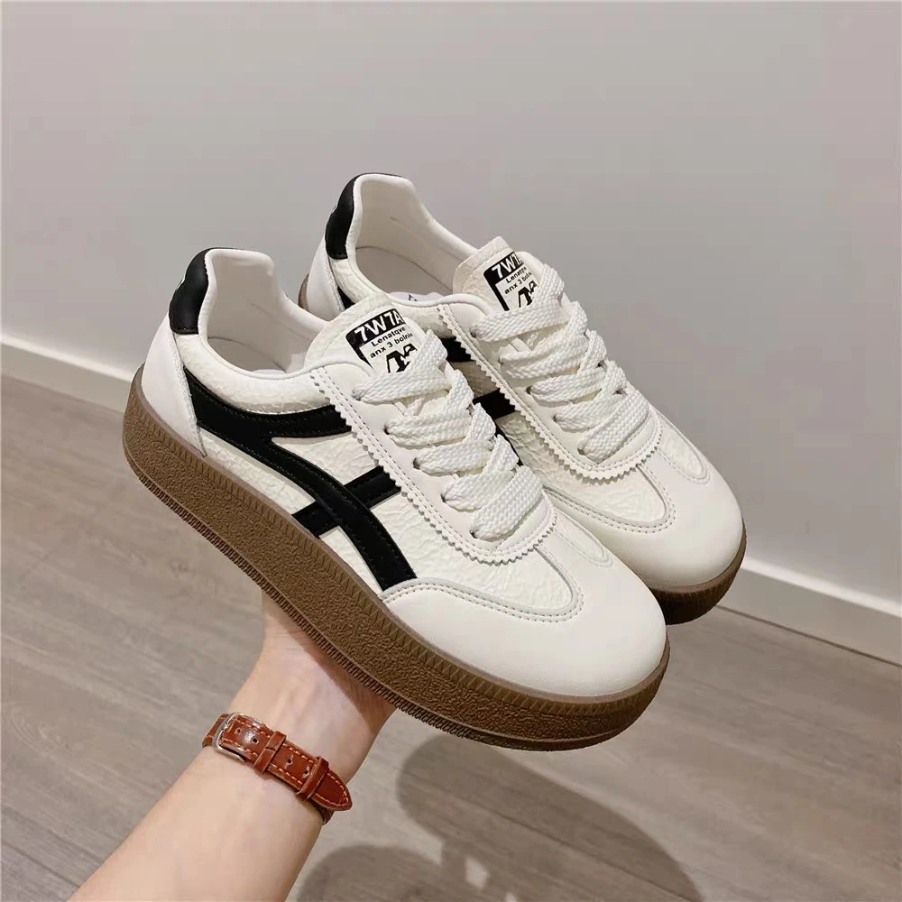 阿甘鞋2025新款春季时尚百搭德训鞋软底轻便舒适跑步运动休闲女鞋