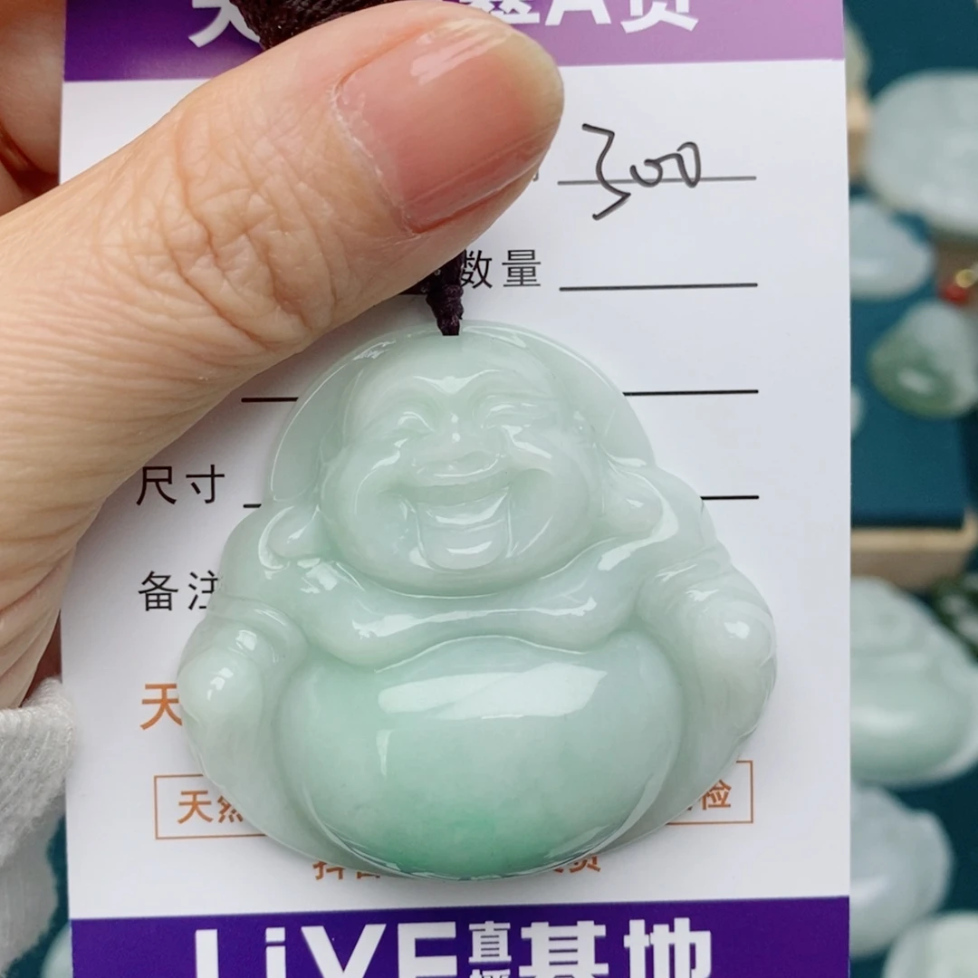 糖***宝翡翠未镶嵌颈饰佛公