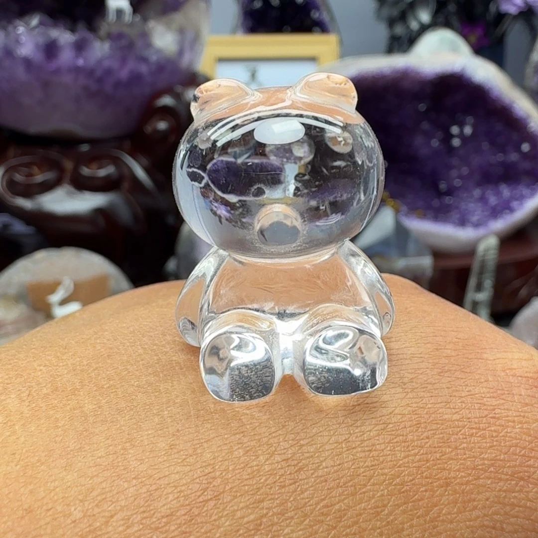 水晶未镶嵌珠宝半成品