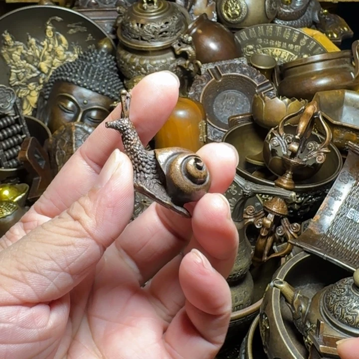 铜器摆件收收藏藏