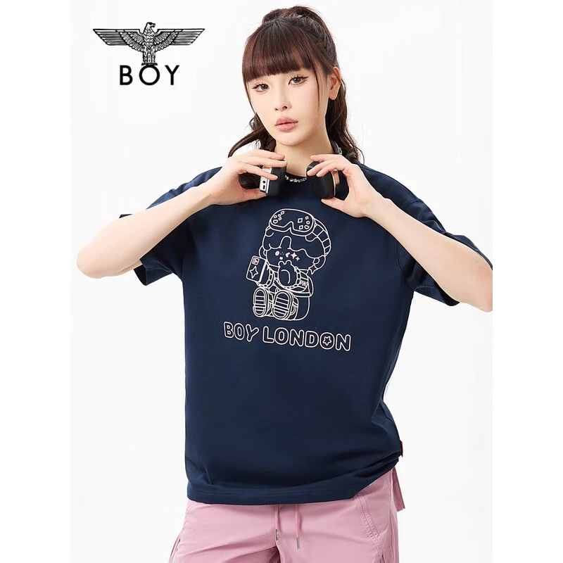 BOY LONDON25新款夏时尚百搭印花可爱短袖潮牌休闲T恤N01266