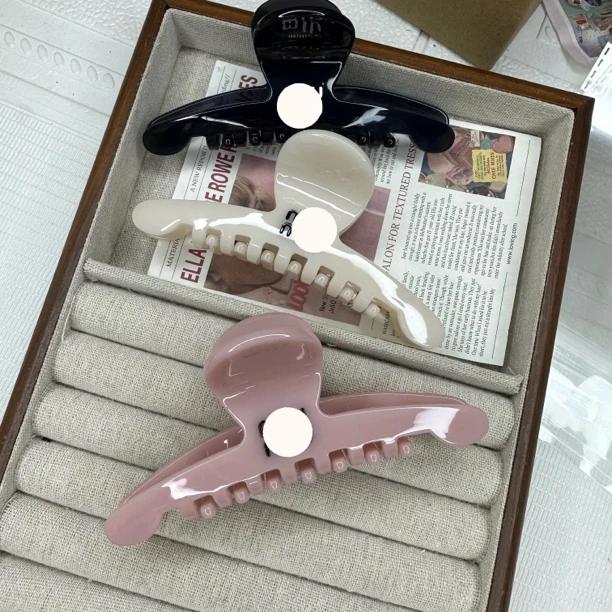 音杳F-1343新款 M家简约大气抓夹百搭