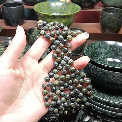 蛇纹石玉未镶嵌眼贴