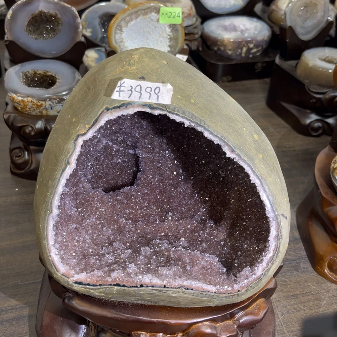 未镶嵌摆件紫晶水晶
