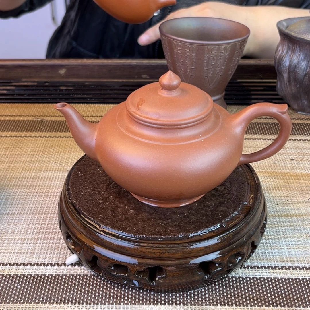 紫砂茶壶台西紫泥240cc