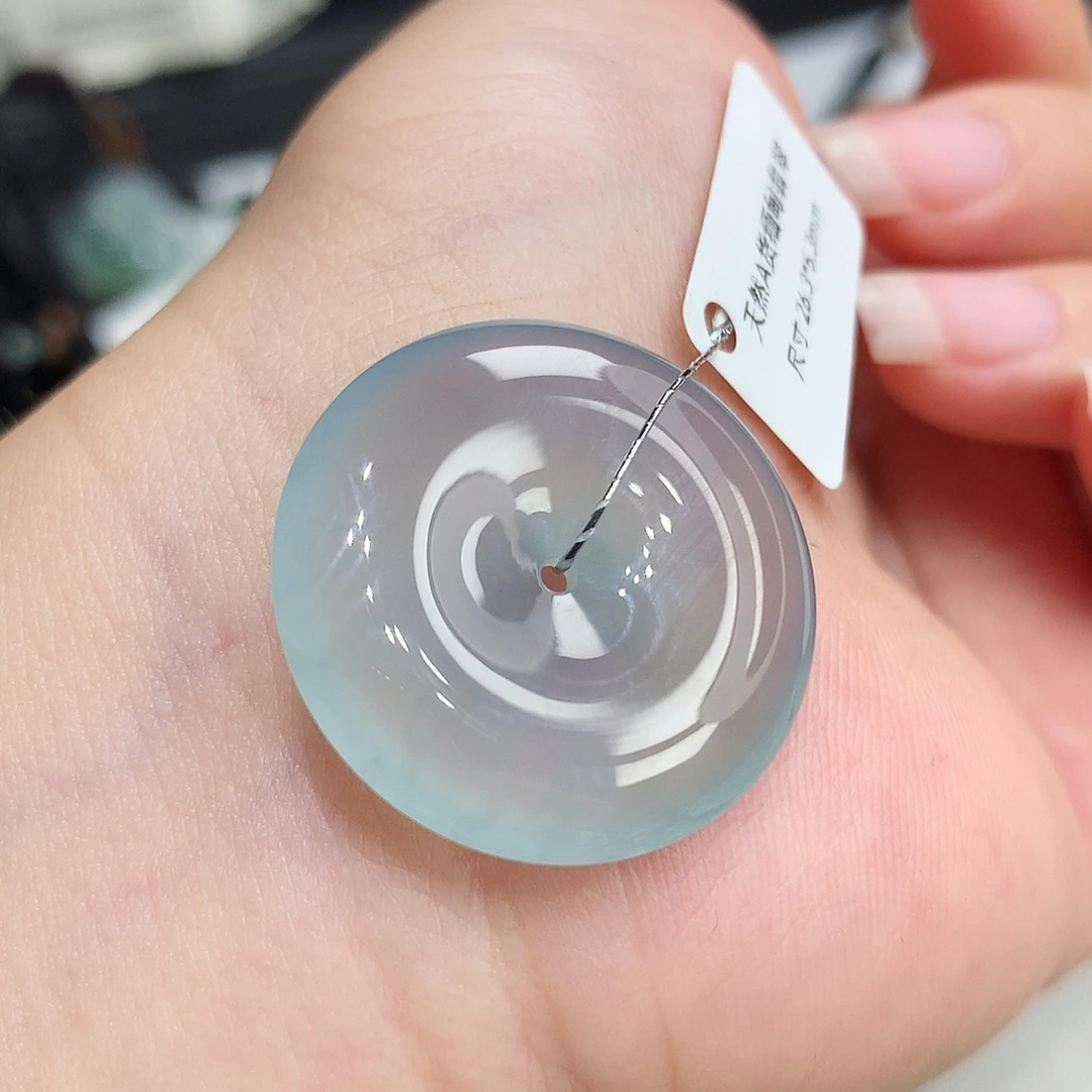 翡翠未镶嵌胸饰翡翠101，26.3/5.3