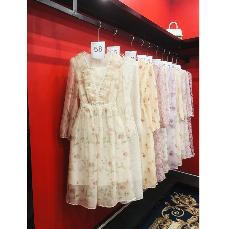 117优雅气质仙气飘逸旅游连衣裙温柔显瘦裙子高级感长裙