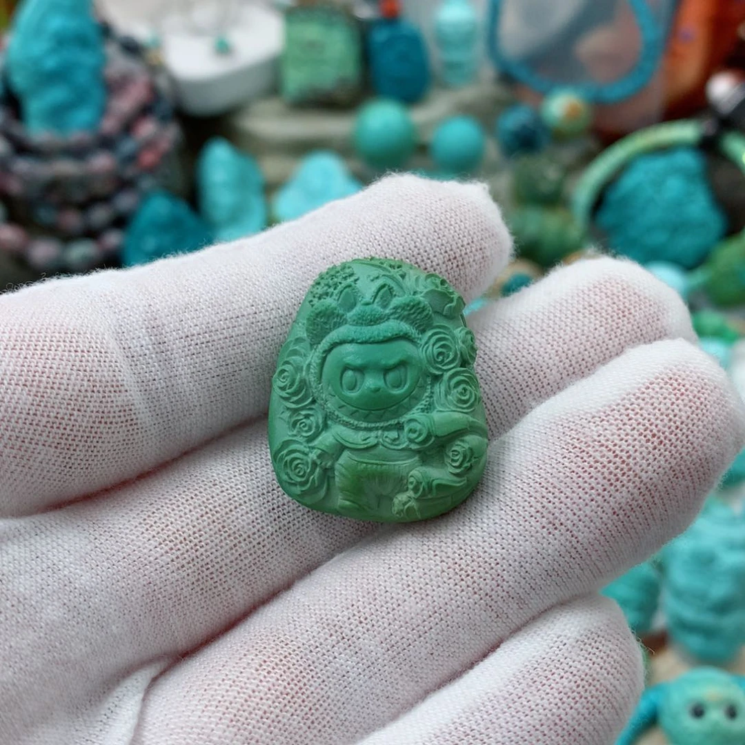 绿松石珠宝奇石未镶嵌
