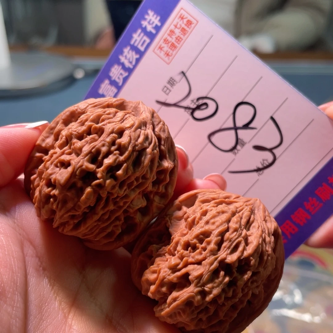 核桃把件37左右鸟喙竖拉丝魔瞳涿鹿南将石