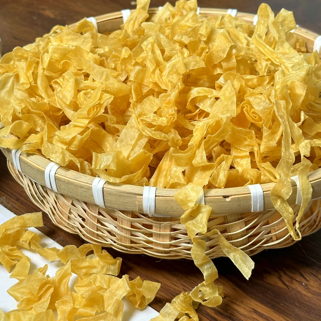 【无盐粒豆皮】山东特产农产品 大豆素肉 蛋白肉 人造肉纯正干货