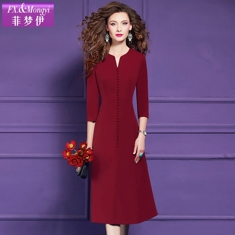 菲梦伊新款时尚连衣裙61761