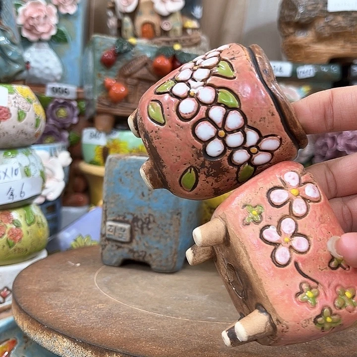 红陶粗陶多肉花盆