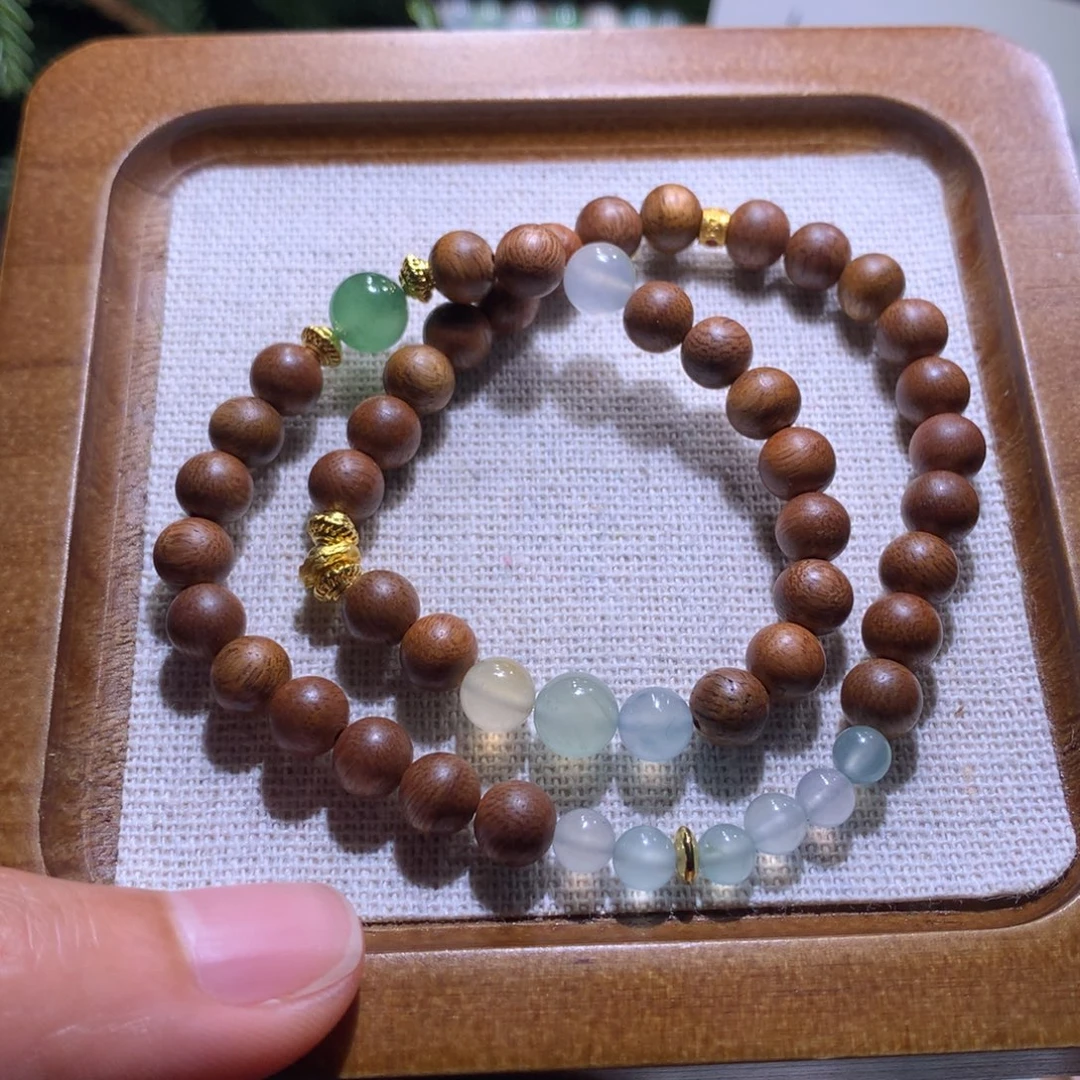 翡翠散珠福利清冷2圈卡5-7.8