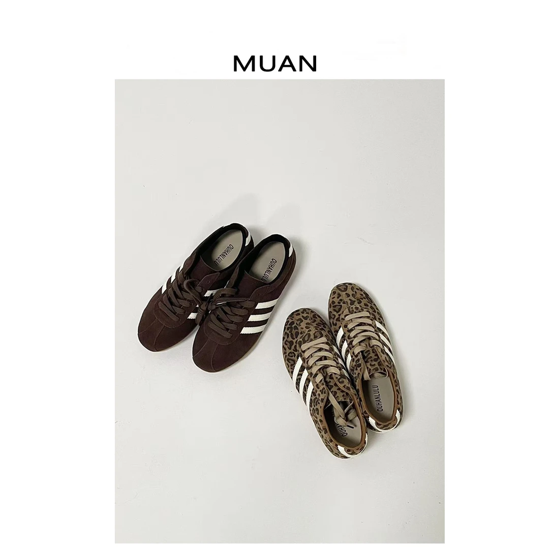 木小妹MUAN：《中古德训鞋》定制高级撞色简约百搭运动鞋LL-868-191