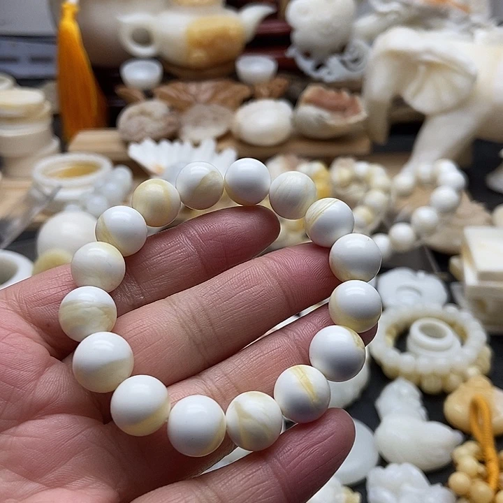 非金属贝壳蜜蜡色1.2单圈