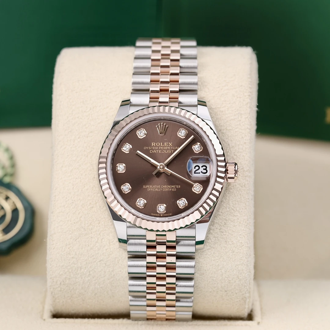 95新 Rolex/劳力士 278271 巧克力盘钻刻 2024年4月保卡