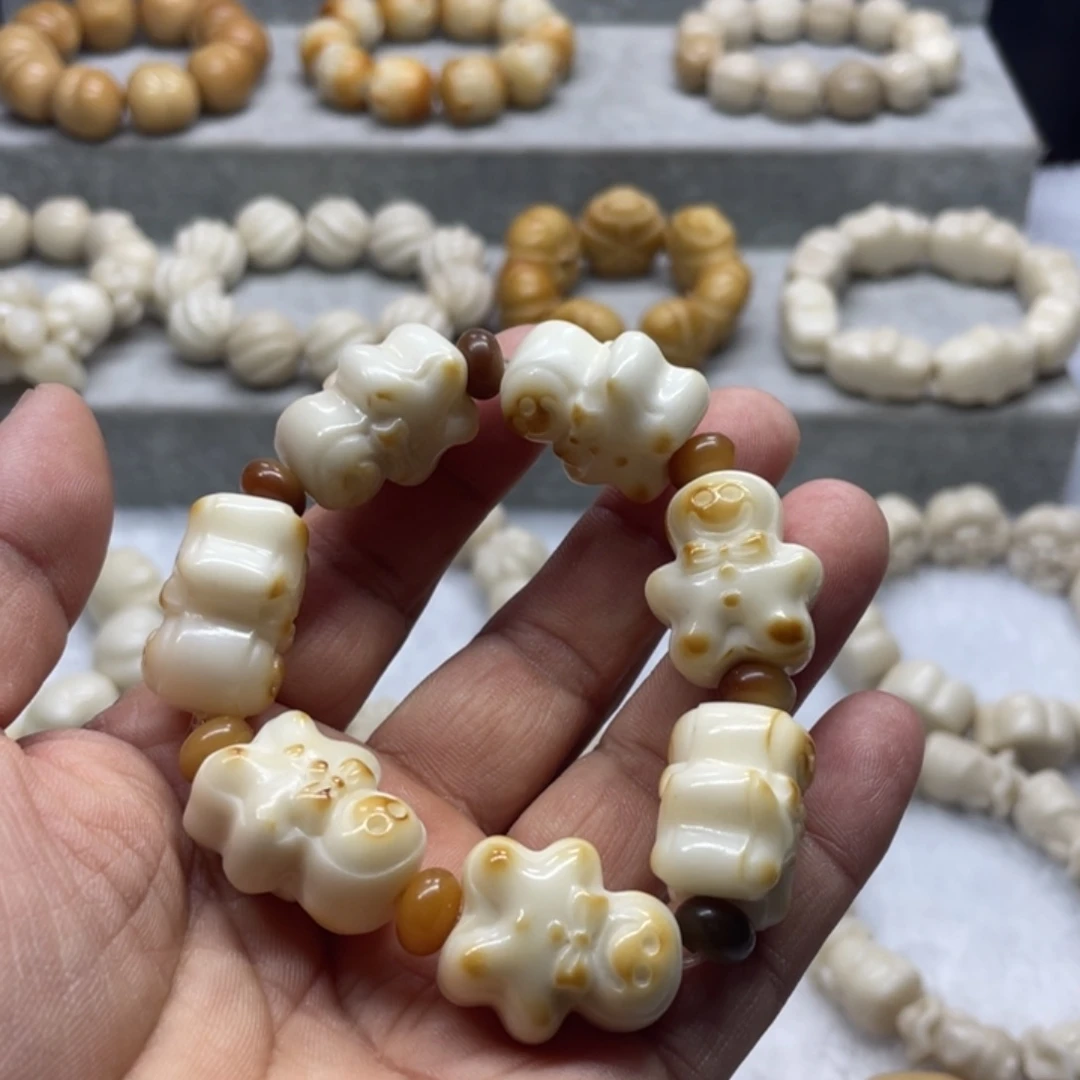 菩提根/象牙果吊坠全品象牙果姜饼人手串卡25
