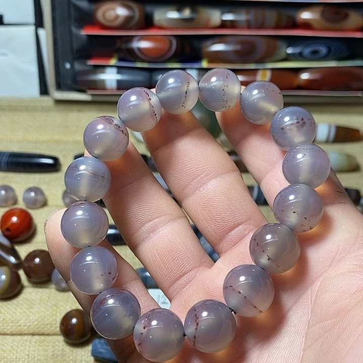 玛瑙/玉髓合金颈饰