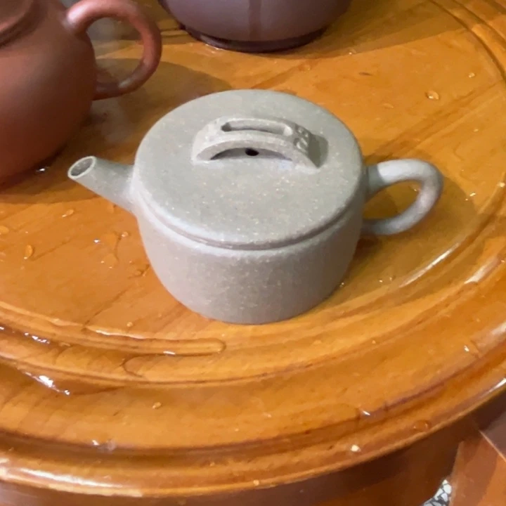 自***翔茶壶紫砂青段汉瓦60cc