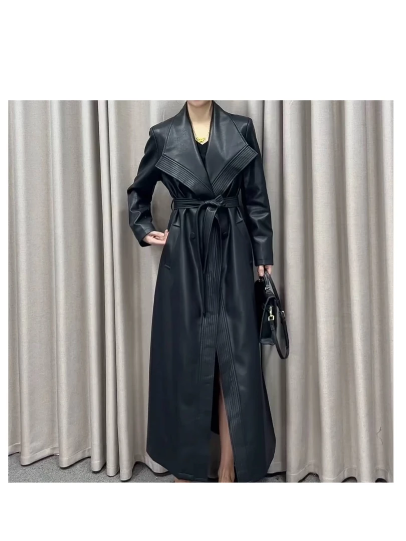 清言家腰带长款88803新款皮衣(衣长126左右)