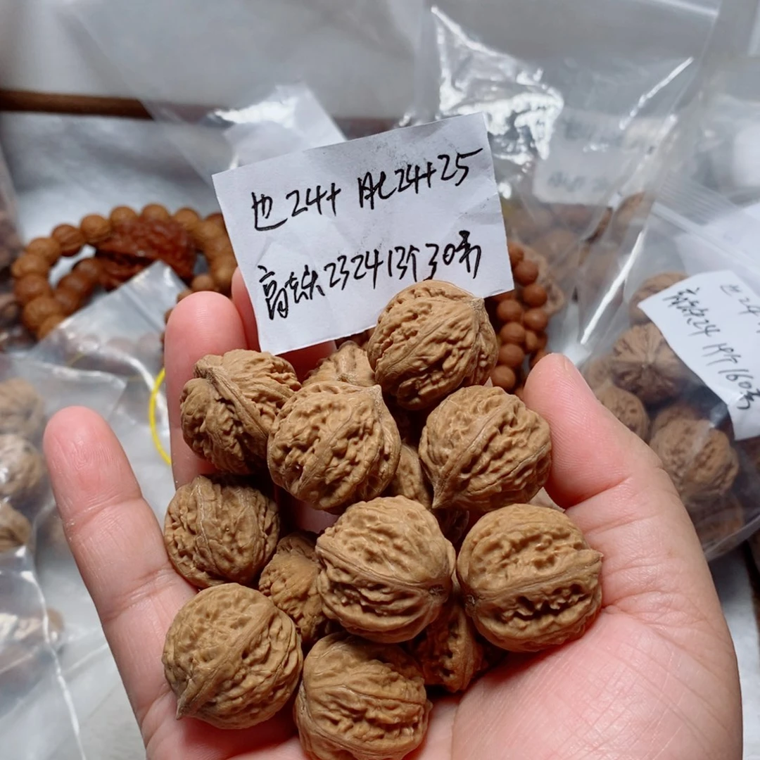 核桃手串/手链八棱蚂蚁纹单圈